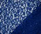 Deep Blue-Silver Cotton Poly Crochet Floral Lace Mesh Knit Fabric By the Yard